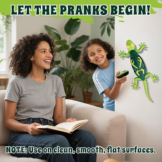 The GeckoBot 360: Wall-Climbing Fun & Prank Master