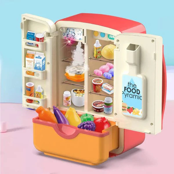 Multi-functional Pretend Fridge With Real Cooling | For Smart Kids