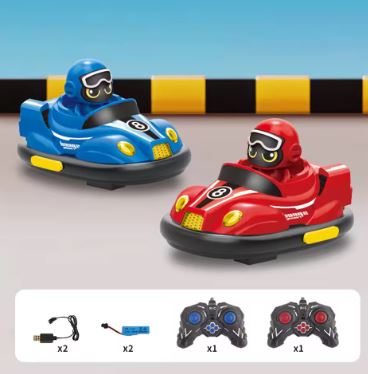 The Turbo Tussle RC Battle Bumper Cars Duo